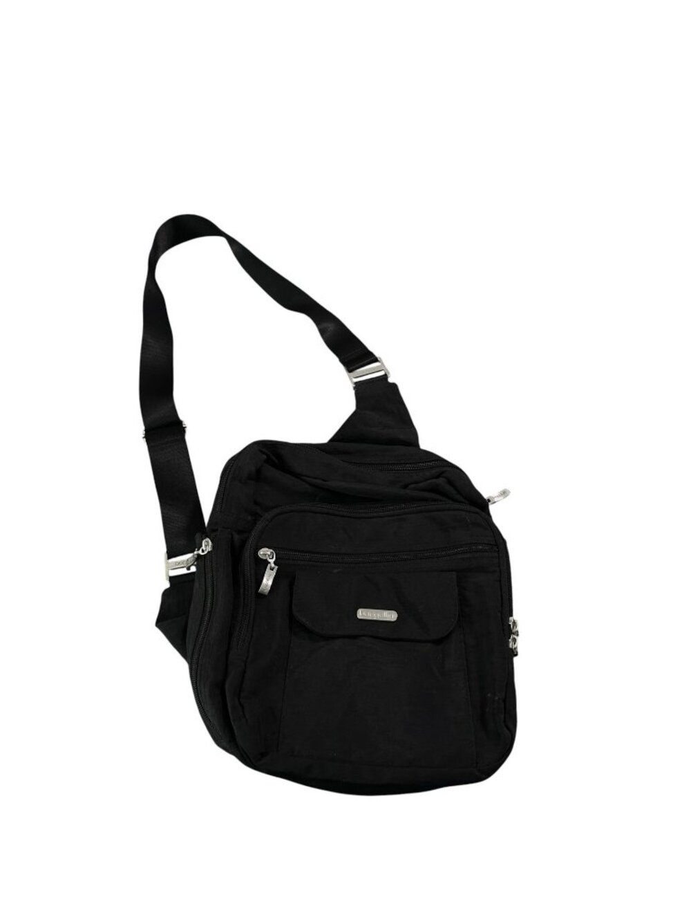 Baggallini Nylon Sling Crossbody Bag Backpack Travel Minimalist Multi pockets